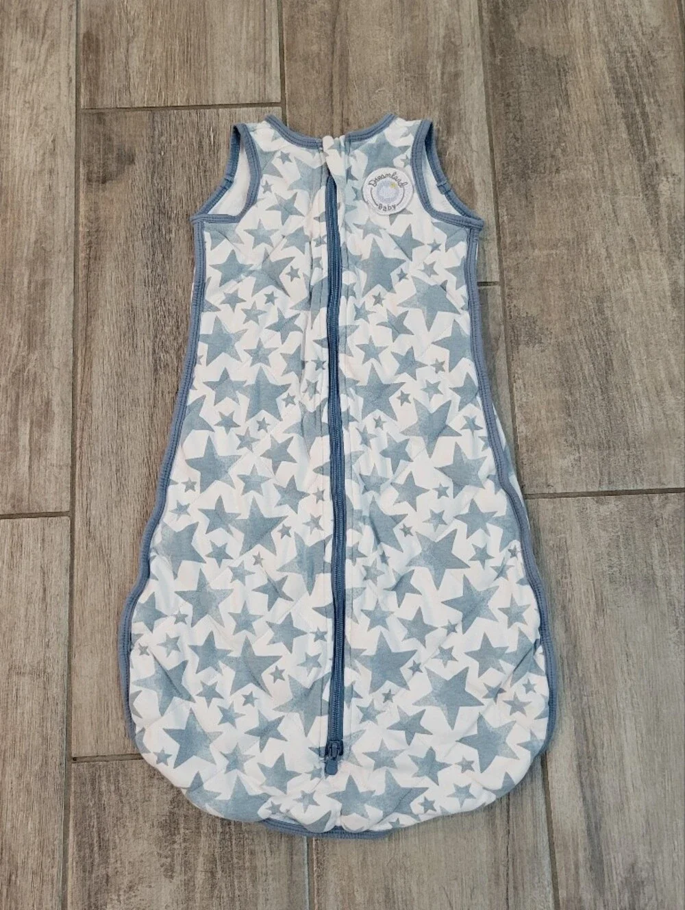 Dreamland Sleep Sack Sleeveless Blue Star Size 0-6 Months